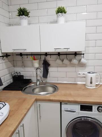 Фото номера Апартаменты с балконом Апартаменты Apartment at Lenin Street 13 г. Барановичи 60