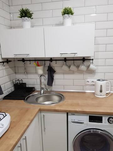 Фото номера Апартаменты с балконом Апартаменты Apartment at Lenin Street 13 г. Барановичи 9